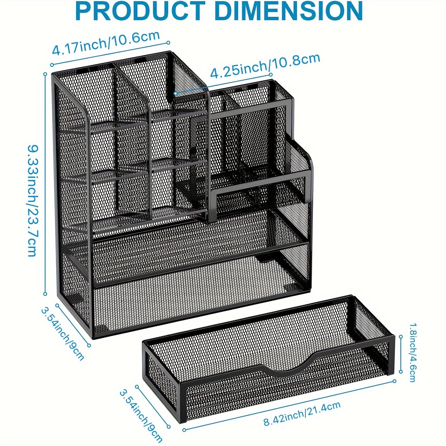 1 Piece Desktop Storage Rack, Multifunctional Stationery Storage Box, Office Supplies Storage Rack, Office Desk Accessories, Bedroom Accessories, Home Decoration, Home Storage And Organization