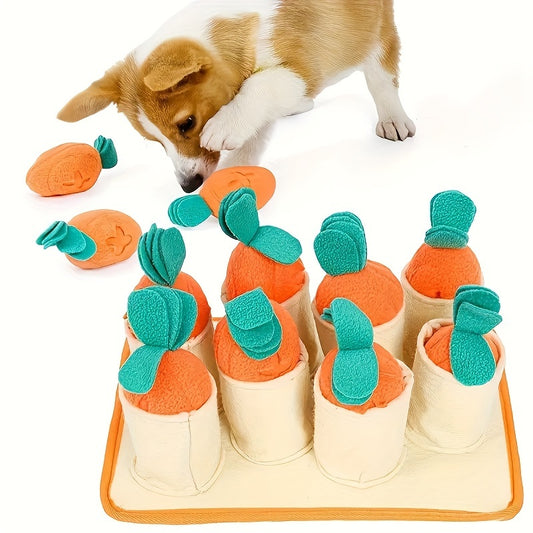 Pull Carrot Game Puzzle Dog Toy, Slow Food Training Sniffing Pet Toy Supplies