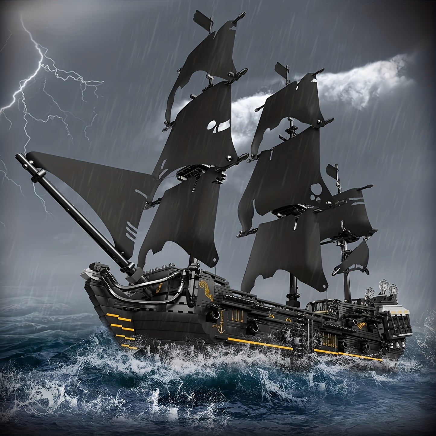 2868pcs Pirate Ship Model Building Blocks-Cadeau parfait pour les enfants de 8 ans et les collectionneurs adultes!