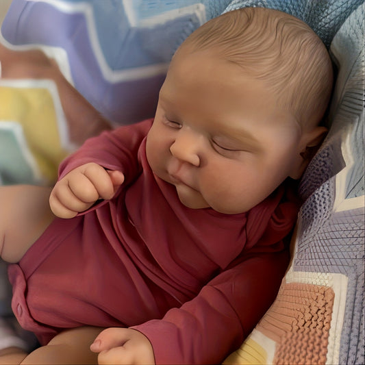 Adorable 19 Reborn Doll With Realistic Vinyl Simulation And Exquisite Hand Painted Skin Texture