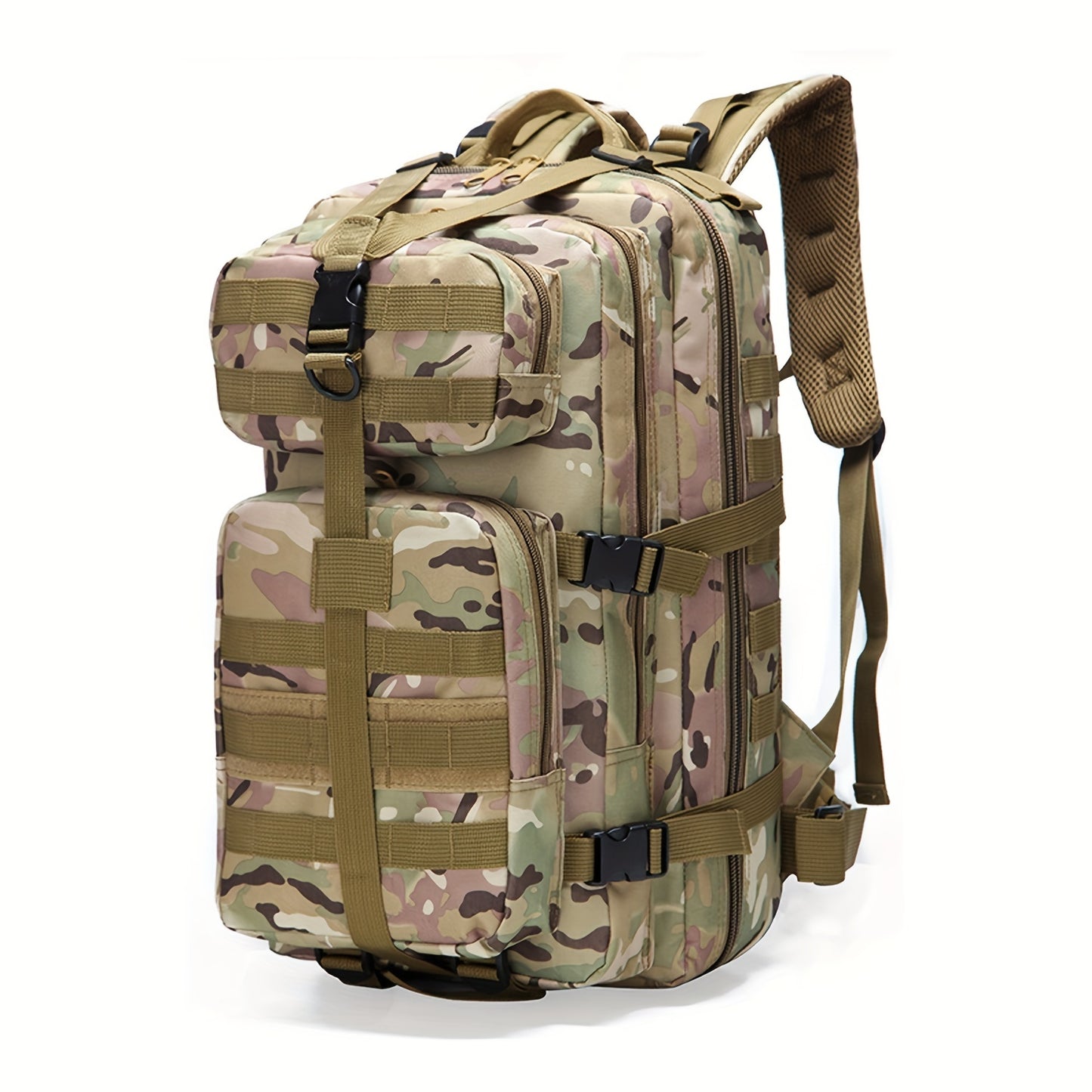 1pc sac à dos à la mode, résistant à l'eau léger sac, sac à dos de camouflage, sac de voyage de grande capacité, choix idéal pour des cadeaux