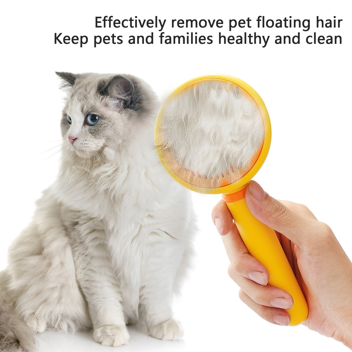 Chick Self-Cleaning Pet Hair Brush Comb - Perfect for Removing Tangles & Loose Hair, Plus Massage!