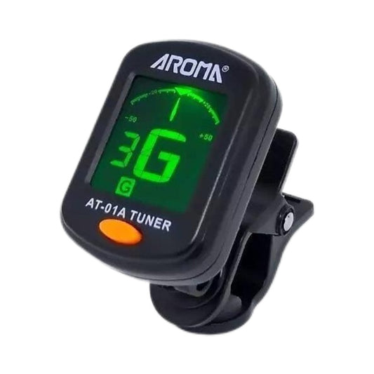 Tune Your Guitar, Bass, Violin, Or Ukulele Instantly With The AROMA AT-01A Portable Clip-on Tuner!