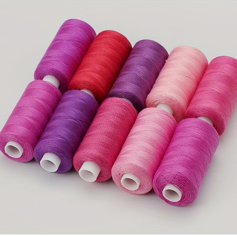 100 Colors\u002Fset Household DIY Sewing Machine Small Thread Hand Sewing Thread 402 Sewing Thread 400 Yards Multifunctional Polyester Thread