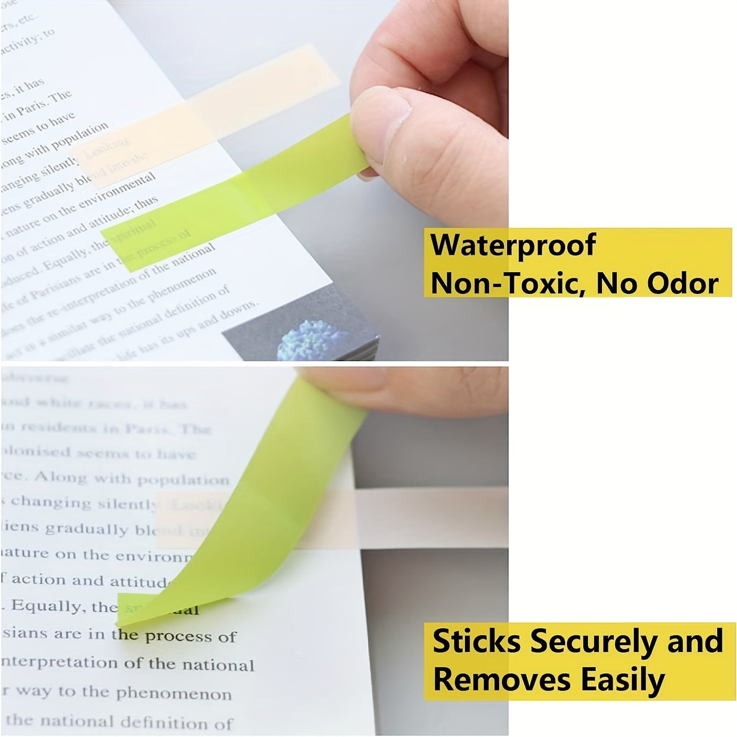 3600pcs Morandi  Books Tabs For Annotating Page Tabs Sticky Index Tabs,Transparent Sticky Notes Tabs Label Stickers Index Tabs For Reading Notes, Classify File