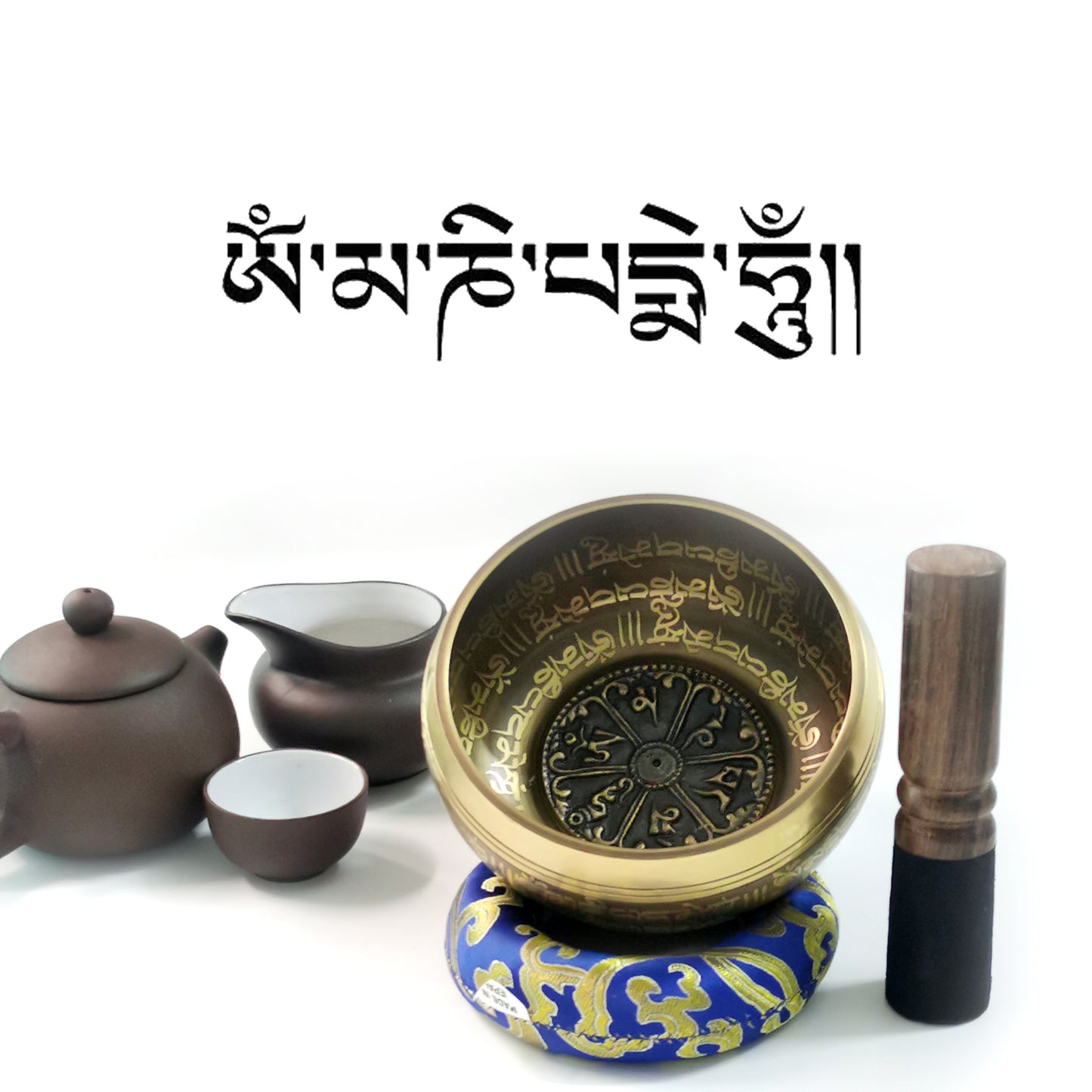 4.72inch Nepal Chakra Yoga Singing Bowl  Meditaion Bowls With Artificial Leather Stick