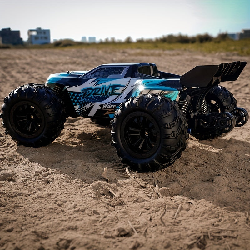 Carro 4WD sem escova .1:16 Carro RC rápido com controle remoto de alta velocidade. Brinquedo para carro de hobby para caminhão off-road para todos os terrenos.