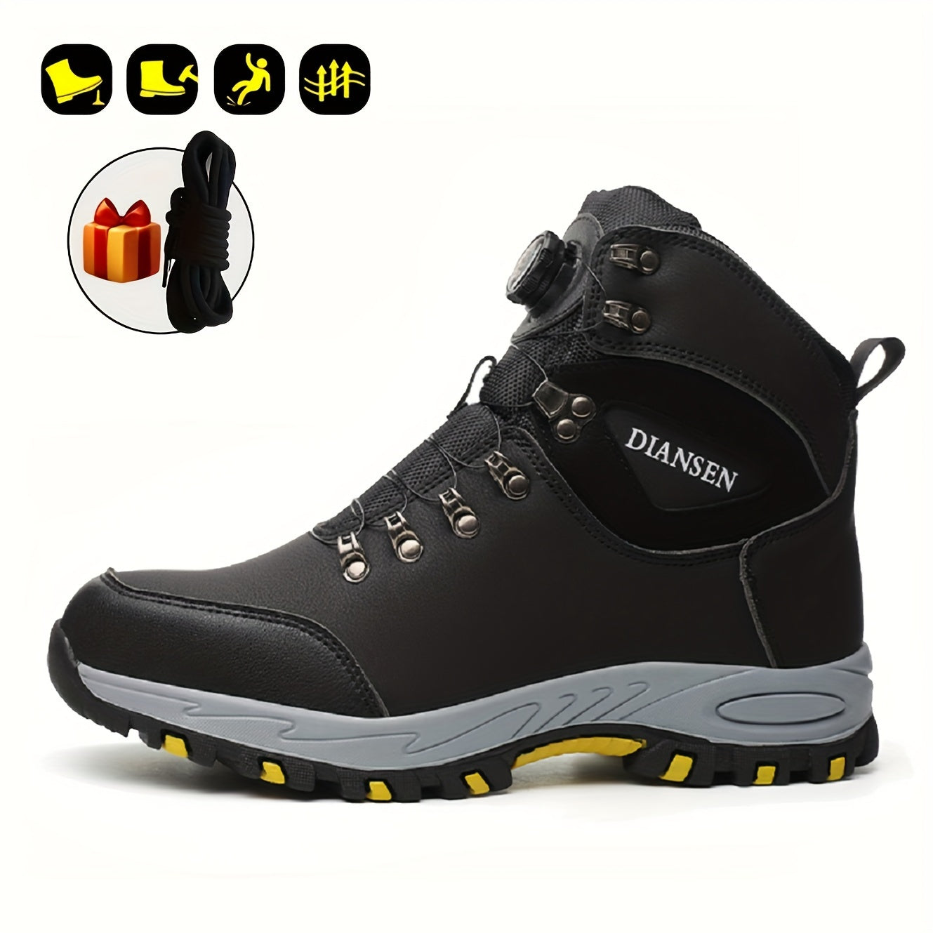 Waterproof Steel Toe Boots For Men Women High Top Classic Work Comfy Shoes Safety Boots Non Slip Hiking