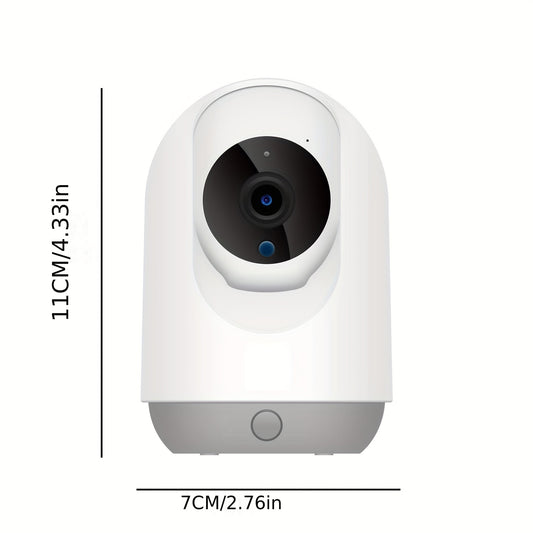 1080P Indoor Home Security Monitoring Camera, WIFI 2.4G Wireless Home Security Camera, 300W Camera, Baby Monitor, Pet Dog Camera, With Mobile APP, Support Two-way Communication Night Vision, SD Card And Cloud Storage