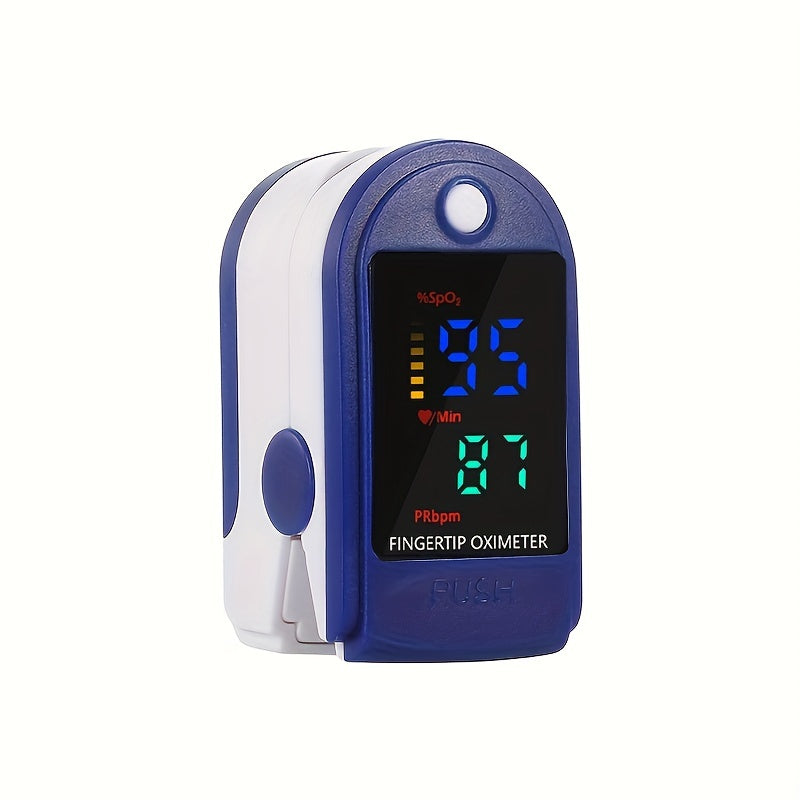 1pc Fingertip Pulse Oximeter, LCD Digital Display, For Gauging Pulse Rate Blood Oxygen Home Health Care Blood Pressure Monitor Oximetr, Without Battery