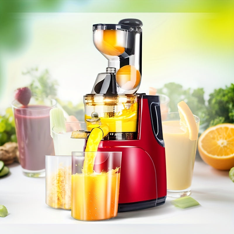 Máquina anaranjada del Juicer de la fruta cítrica con el motor reservado del conducto ancho para las máquinas del Juicer de la verdura y de la fruta que mastica el Juicer