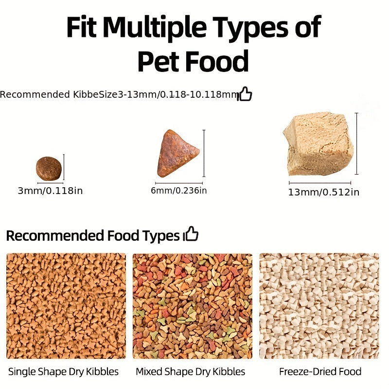 Rojeco alimentador automático para animais de estimação com câmera dispensador de comida para cães inteligente wifi controle remoto alimentador automático para animais de estimação