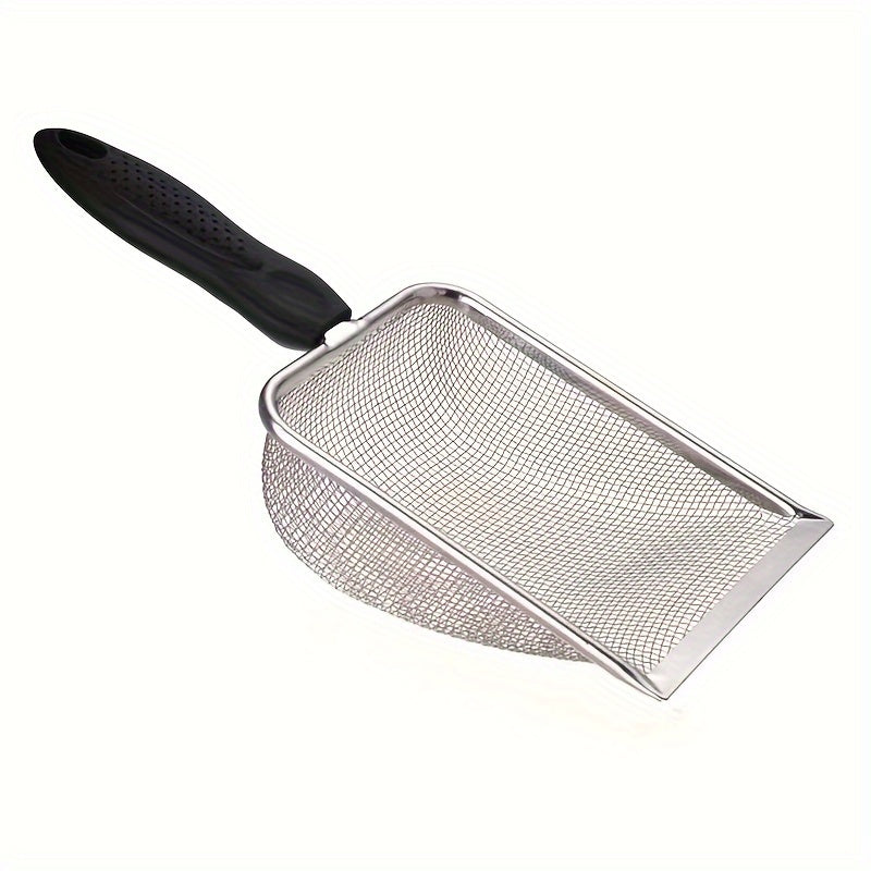 1pc Stainless Steel Pet Litter Shovel Toilet Scooper For Cat And Dog Supplies