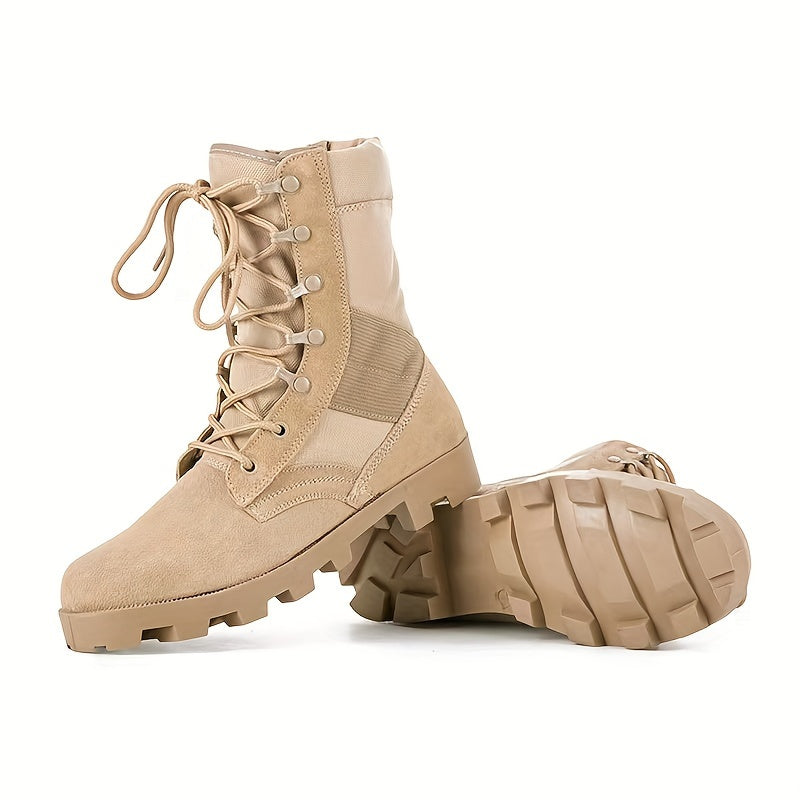 Botas de trabajo tácticas militares del patrón del camuflaje de los hombres, botas durables cómodas antideslizantes impermeables para las actividades al aire libre