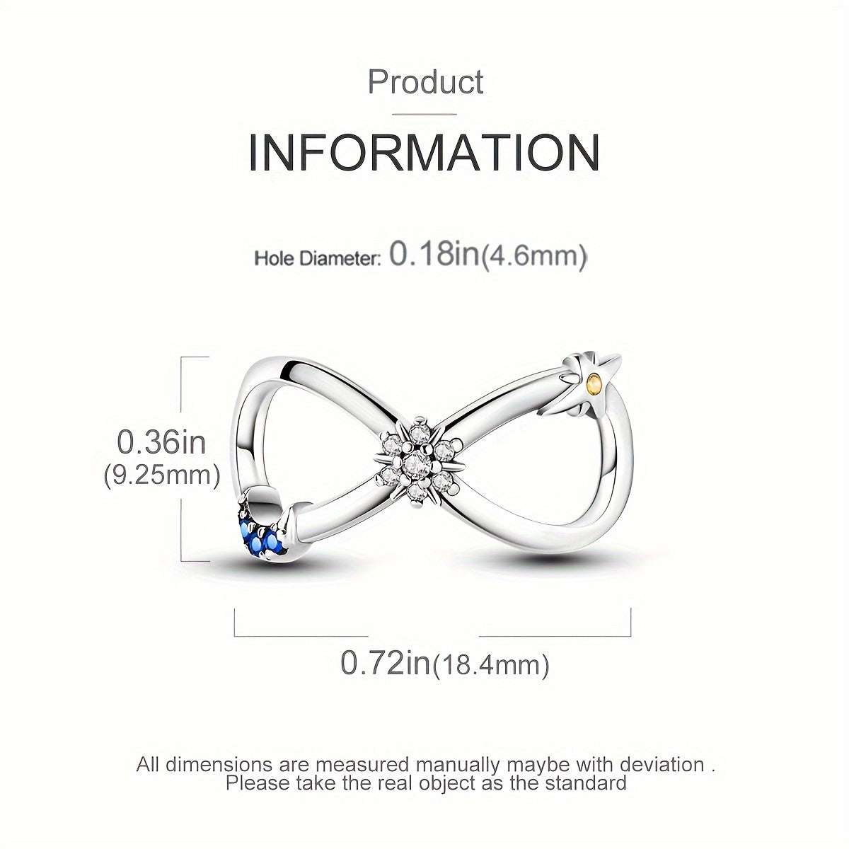 1pc Fashion Synthetic Zircon Knot Copper Pendant For DIY Jewelry Gift, Jewelry Making, Valentine's Day Gift