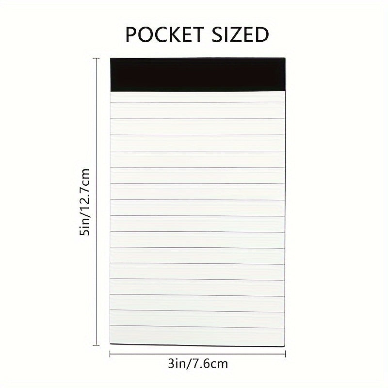 10pcs Note Pads, Line Sticky Notes Memo Pads, Self-Adhesive Writing Pads, 3 X 5 Inch Lined Writing Note Pads, 30 Sheets Each, Perfect For School, Office