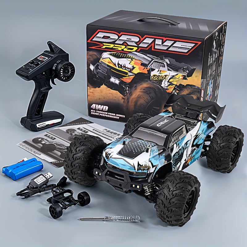 All Terrain 4WD High-speed Off-road Car, Designed With A Simulation Structure, 2.4G Full Proportion Synchronous Remote Control System