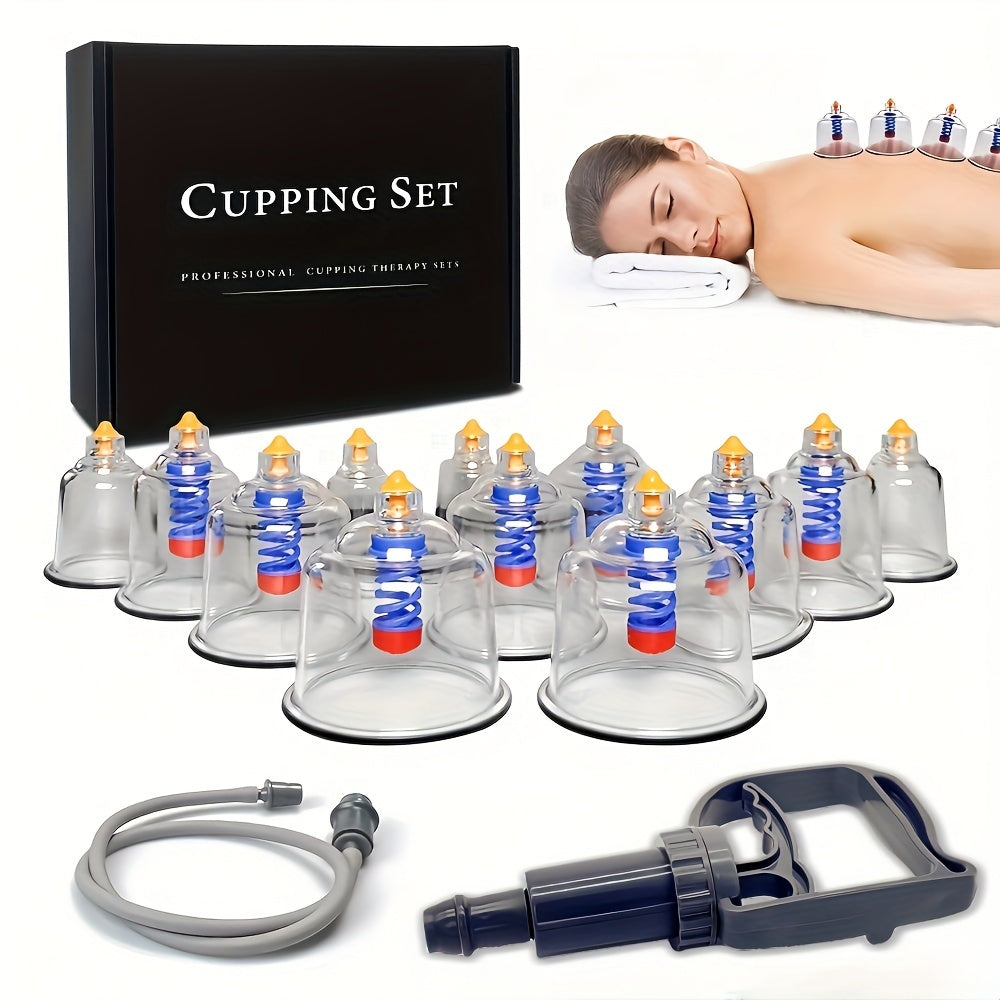 Cupping Set, Home Cupping Set Back Massage Cupping Household Special Functions Polycarbonate Muscle Therapy