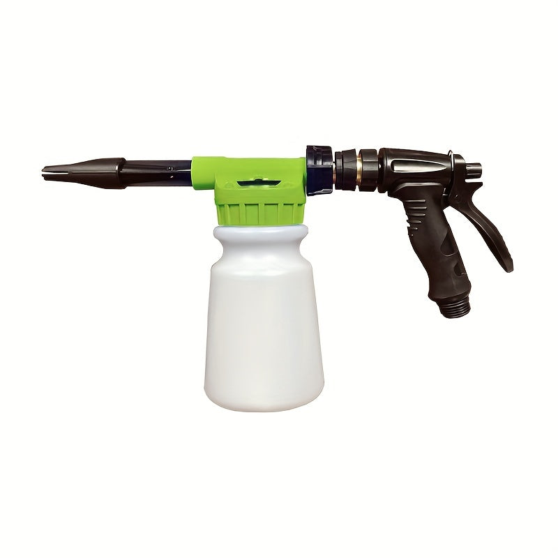 Adjustable Range Car Wash Gun Foam Jet Nozzle Gun for Cars, Trucks, Boats and More - Just Spray and Rinse, No Residue or Film