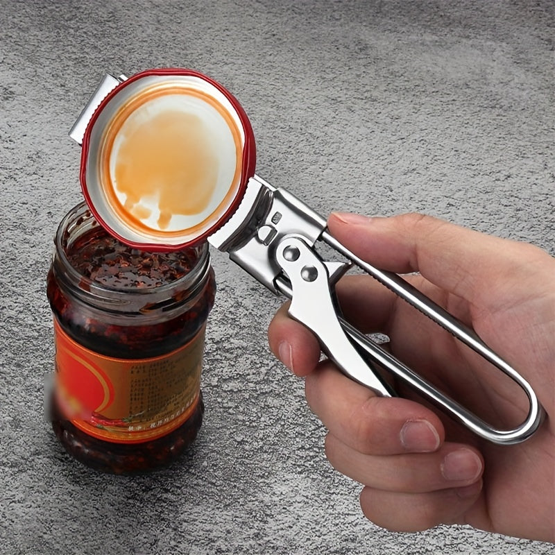 1pc Labor-saving Twist Cap Artifact Adjustable Can Opener Household Condiment Bottle Convenient Non-slip Bottle Opener Cap Opener Outdoor Camping