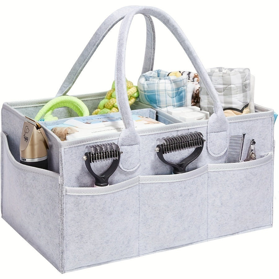 Pet Grooming Tote Bag, Dog Grooming Supplies Organizer Bag, Bolsa de aseo para perros para viajes al aire libre