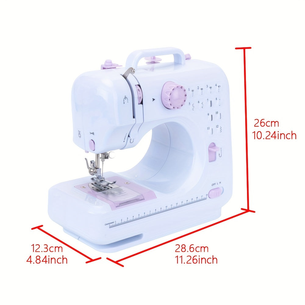 1pc Electric Sewing Machine Portable Mini Sewing Machine