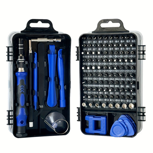 115 In 1 Precision Screwdriver Set, Household Multifunctional Screwdriver Set, Can Be Used For Cell Phone, Camera, Computer And Other Product Repair, Screwdriver Bits With Magnetic