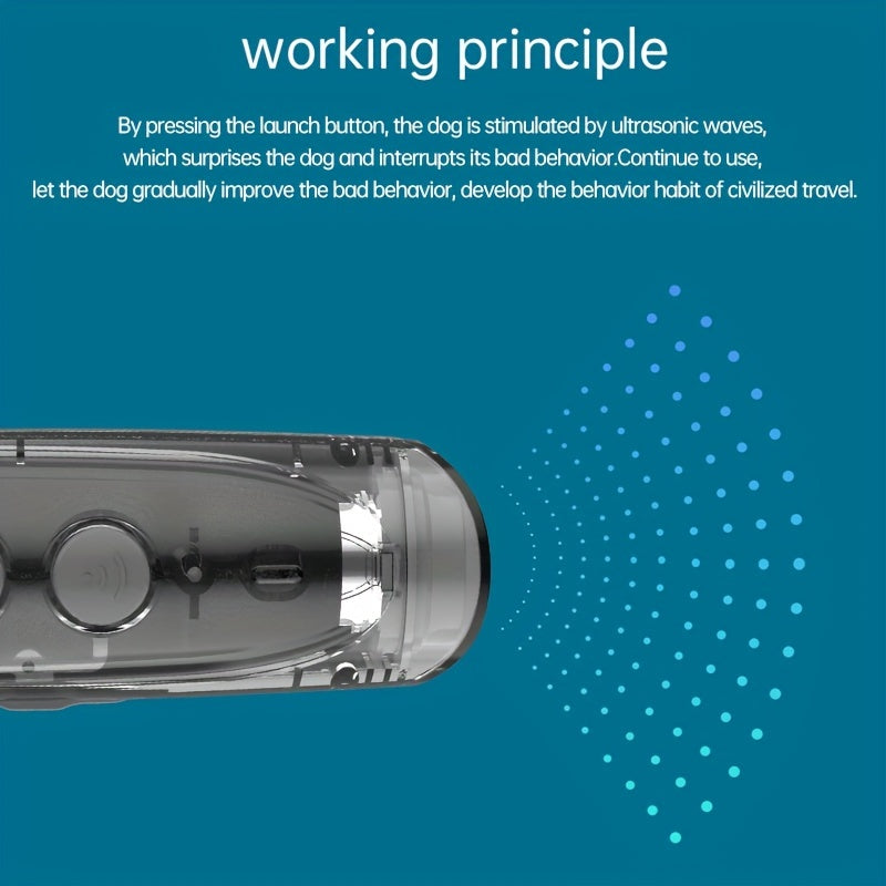 Arrêtez les aboiements indésirables instantanément avec ce dispositif répulsif à ultrasons automatique pour chiens