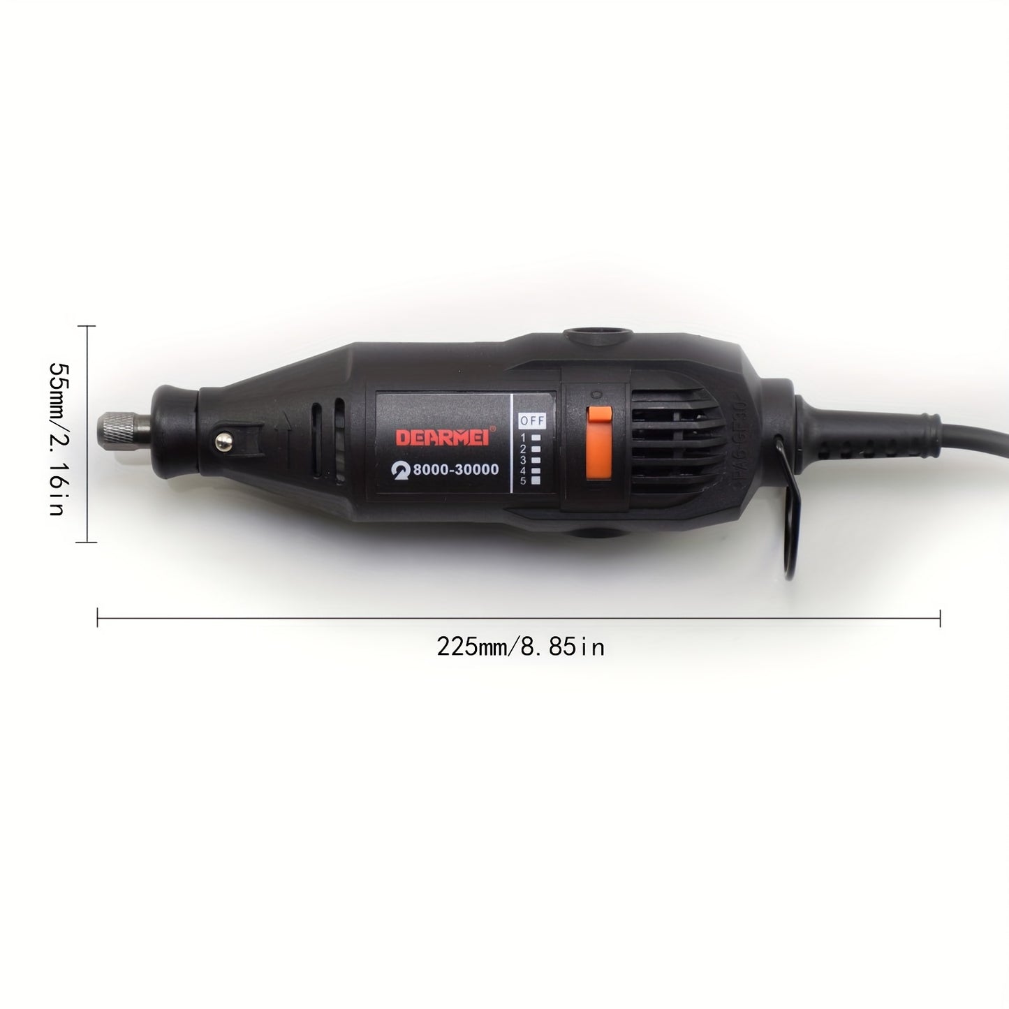 25\u002F28\u002F43pcs Rotary Tool Kit, Speed Adjustments 8000-30000RPM, Equipped With Flex Shaft And Multifunctional Chuck, 43 Accessories, Power Multipurpose Set For Craft Projects And DIY Creations
