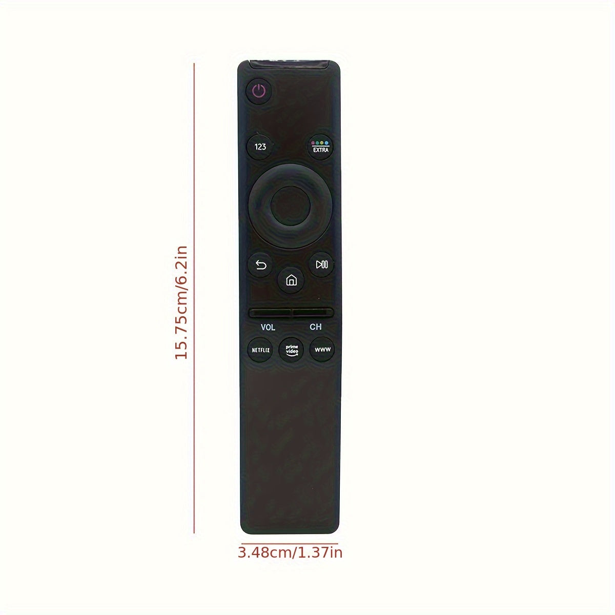 Portable Model Universal Universal Remote Control - Compatible With All Samsung TVs,Including 4K, 8K, 3D, Smart TVs - With Buttons For Netflix, Prime Video,WWW  Just Install The Battery And It's Ready To Use