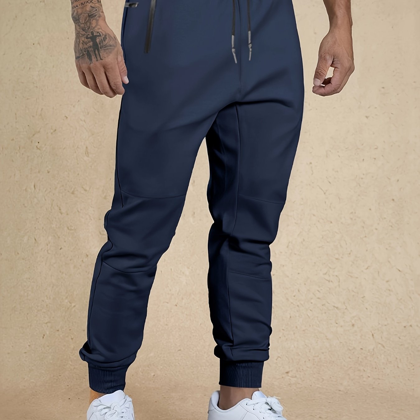 Drawstring Sweatpants Loose Fit Pants Men's Casual Joggers For Men Winter Fall Running Jogging