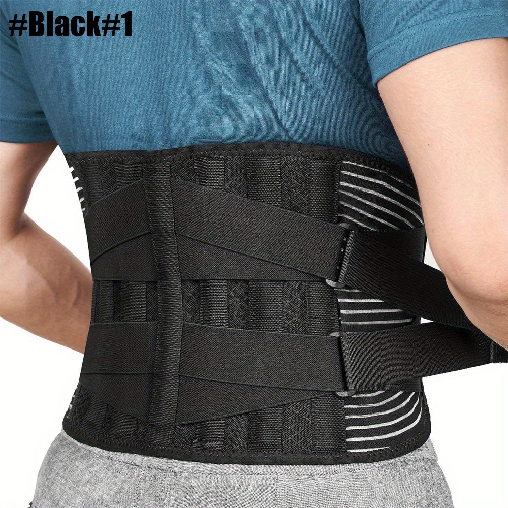 Back Brace For Lower Back Support, Lumbar Support Belt For Women & Men, Breathable Lower Back Brace With Lumbar Pad