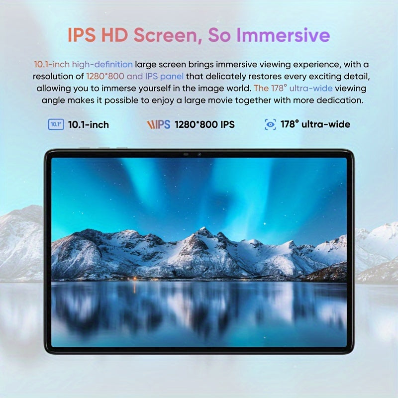 N-one Npad Q 10.1 Inch IPS Screen, MTK8183 Octa-Core 2.0Ghz, 6GB+6GB RAM 128GB ROM, Camera 5MP+13MP, For Android 13, 6600mAh Battery, Free Gift For Case And Keyboard