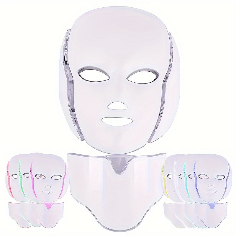 7 Colors LED Facial Mask For Skin Care - Perfect Gift For Girlfriend Women And Friends