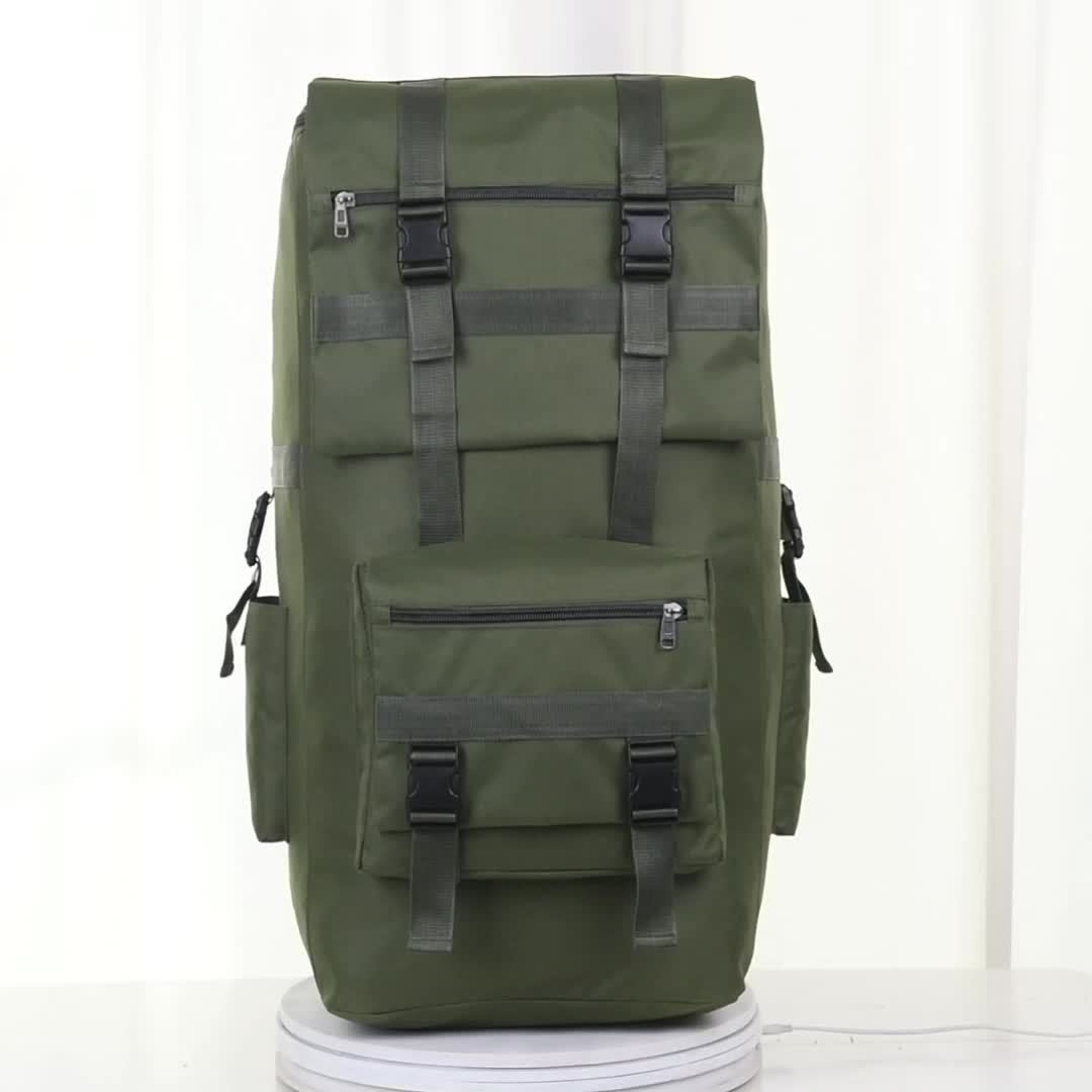 Large Capacity Travel Backpack Luggage Bag, Men And Women Long Distance Travel Moving Backpack, Camouflage Outdoor Sports Leisure Storage Large Bag