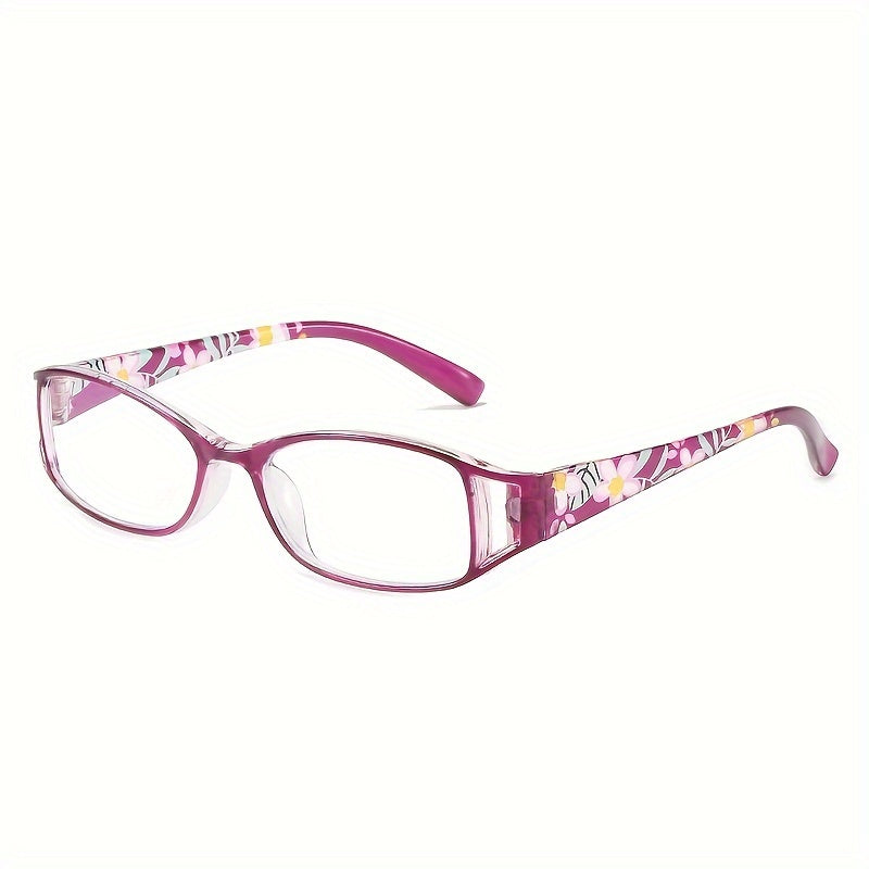 Blue Light Blocking Reading Glasses Retro Floral Presbyopic Glasses HD Readers For Women Men +1.0 To +4.0