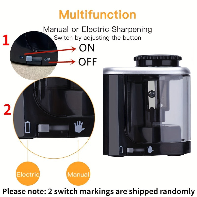 Taille-crayon électrique automatique, 1 pièce, papeterie de bureau