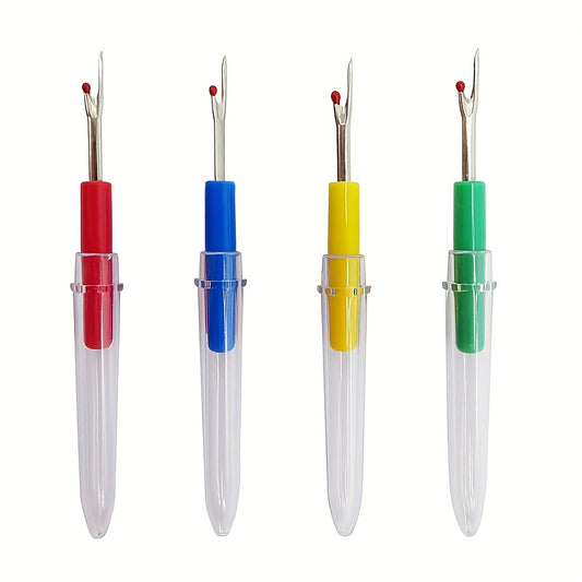 4pcs Thread Cutter, Embroidery Removal Tool Small Seam Ripper Tag Remover For Clothes Thread Removing Cutting