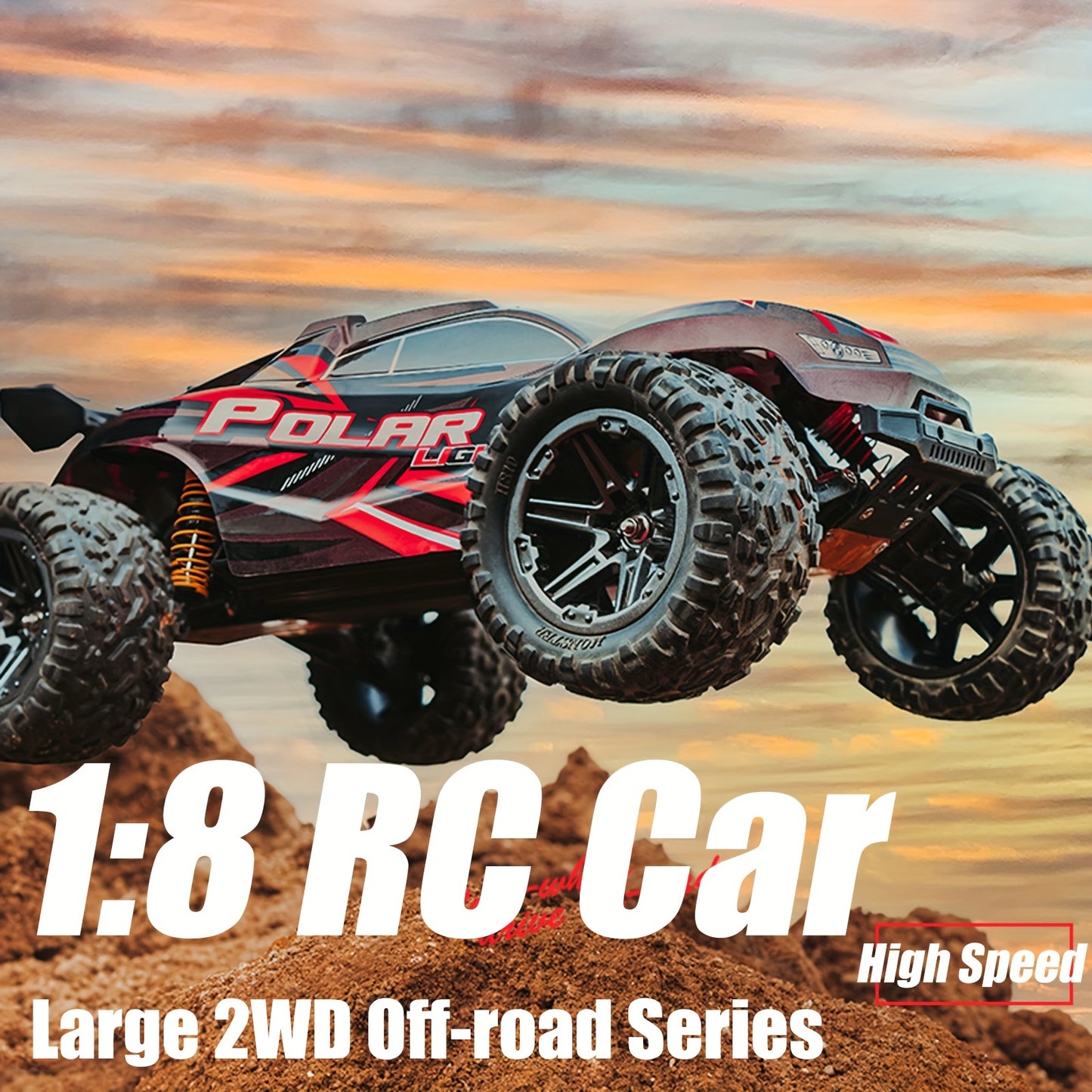 Big Off-road Drift RC Car With Independent Shock Absorption, Strong Motor, High Speed Running, All Terrains Available, Christmas Gifts, Birthday Gifts