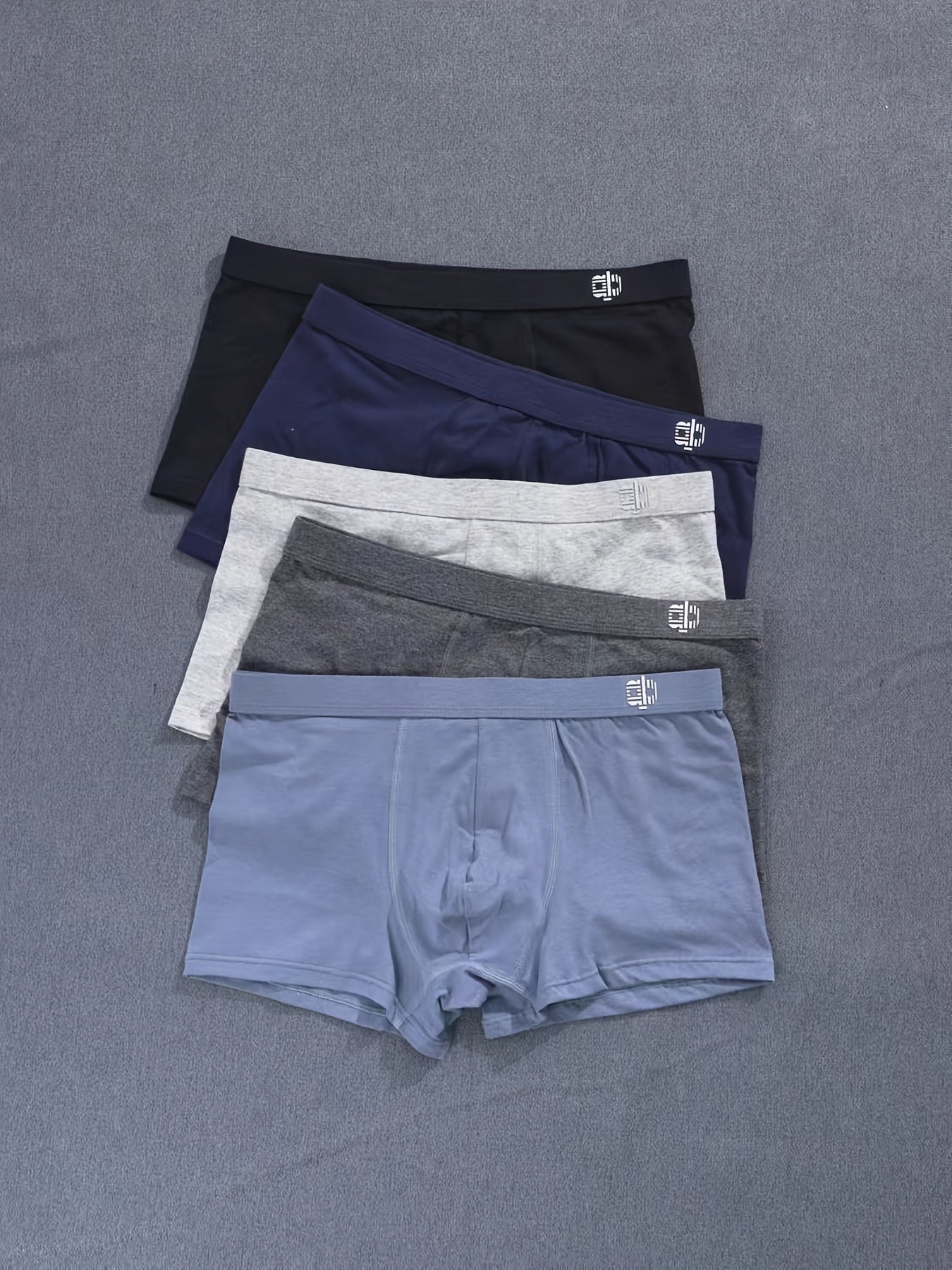 5pcs Soft Boxer Slip pour homme