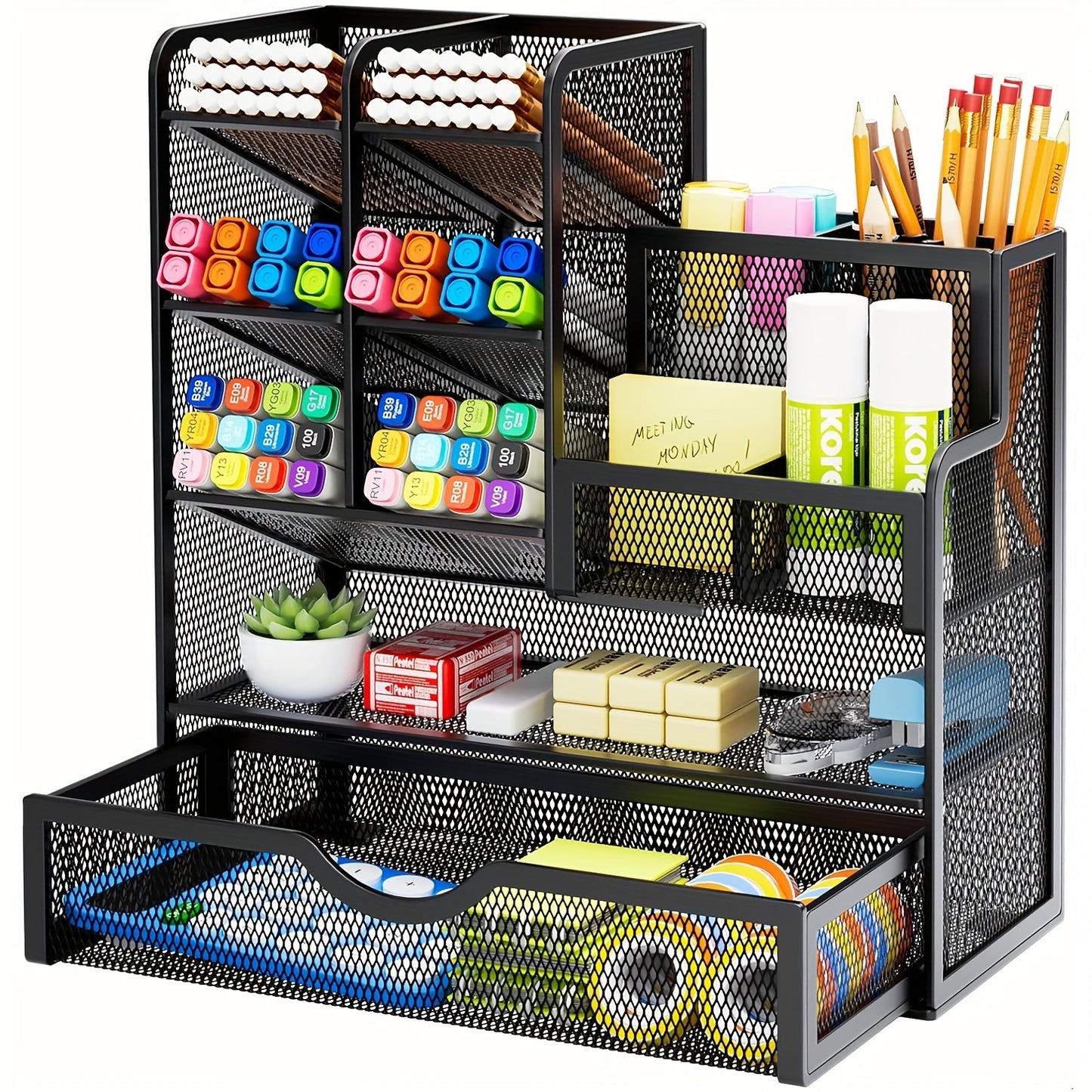 1 Piece Desktop Storage Rack, Multifunctional Stationery Storage Box, Office Supplies Storage Rack, Office Desk Accessories, Bedroom Accessories, Home Decoration, Home Storage And Organization