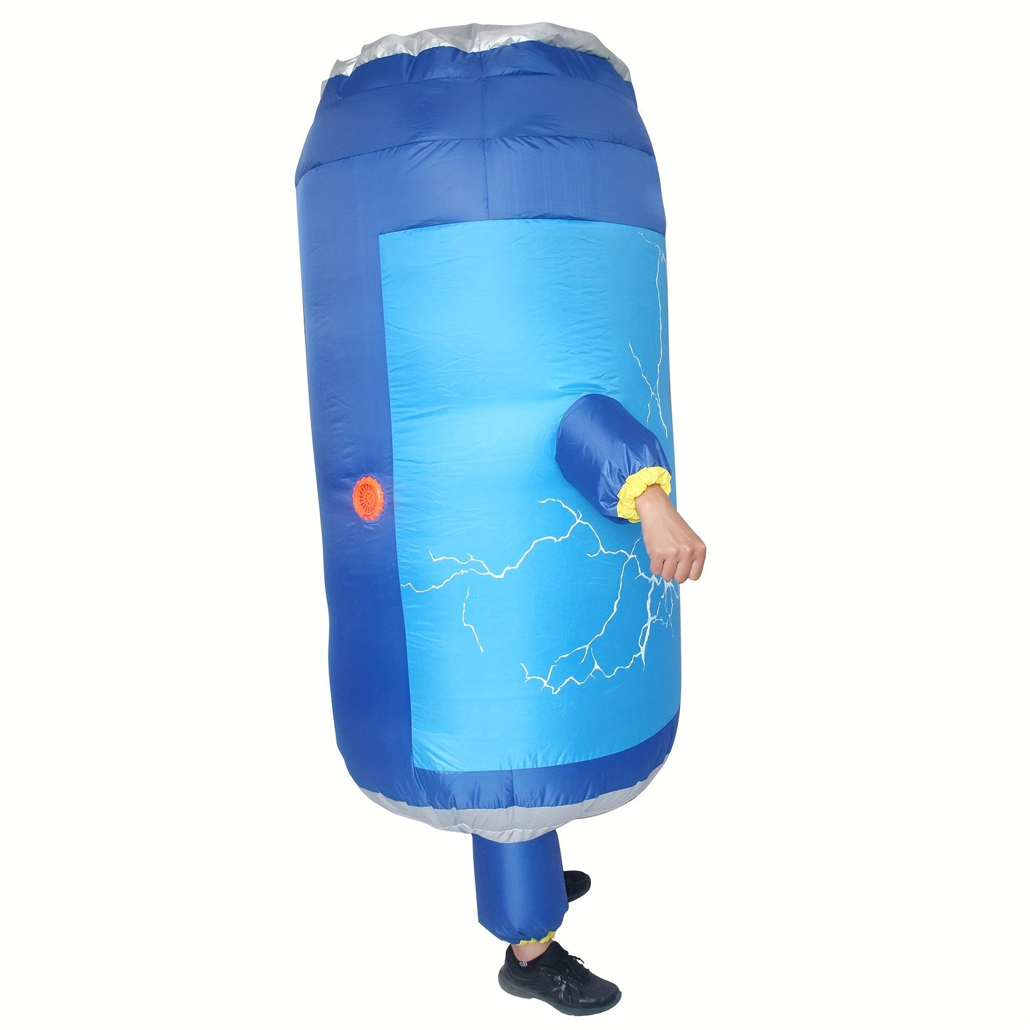 Cool Funny Blue Energy Drink Design Inflatable Suit, Inflatable Cartoon Doll Outfit, Halloween Christmas Carnival LARP Party Supplies Photography Props, Stage Performance Accessories, Perfect Gift