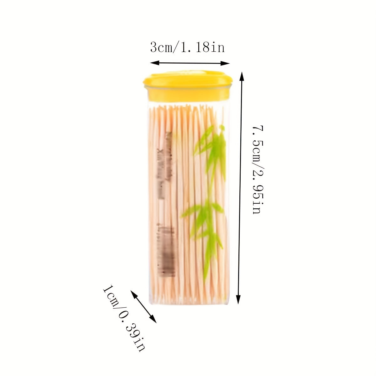 1pc, Zahnstocher aus Bambus, Einweg-Zahnstocher aus Holz, Multifunktion ale Zahnstocher, Zahnstocher für Zahnmedizin, Zahnstocher aus Obst gabel, tragbare Zahnstocher für Heim restaurant Hotel, Reinigungs mittel, Reinigungs mittel, Schul material