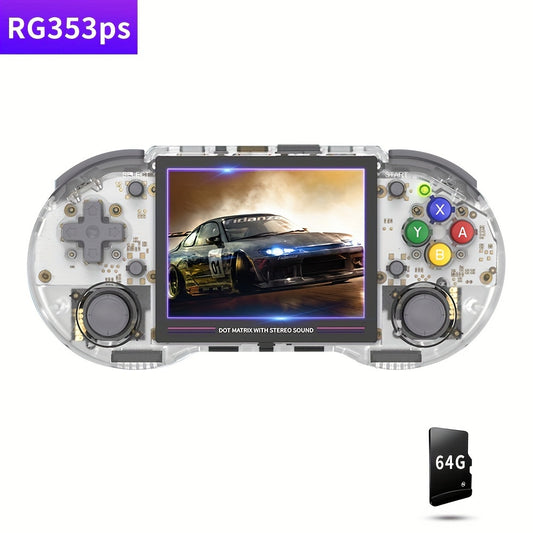 RG353PS Handheld Game Console Linux System 3.5 Inch 3500mah IPS Screen Classic Portable Game Console