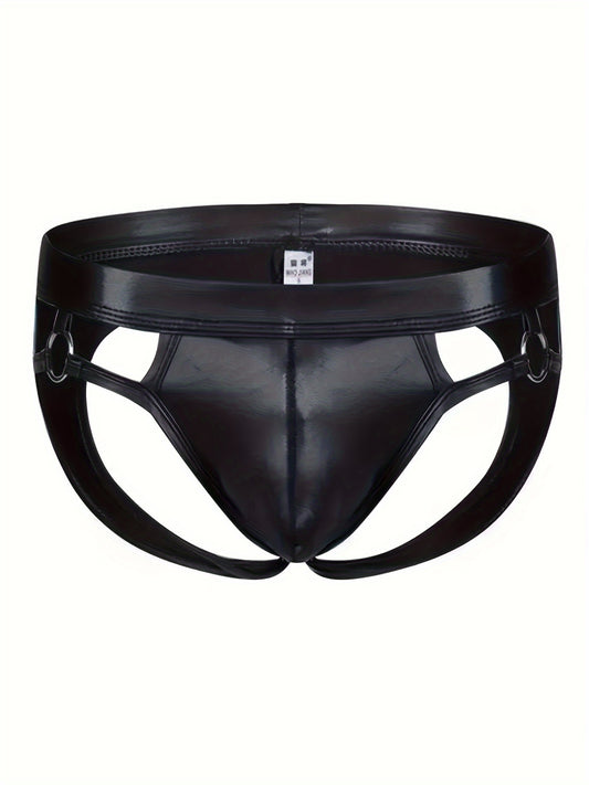 Men's Sexy Underwear, Hollow Sexy Butt-exposing Open Crotch G-Strings Thongs, Athletic Supporter Jockstrap For Men, Asian Size