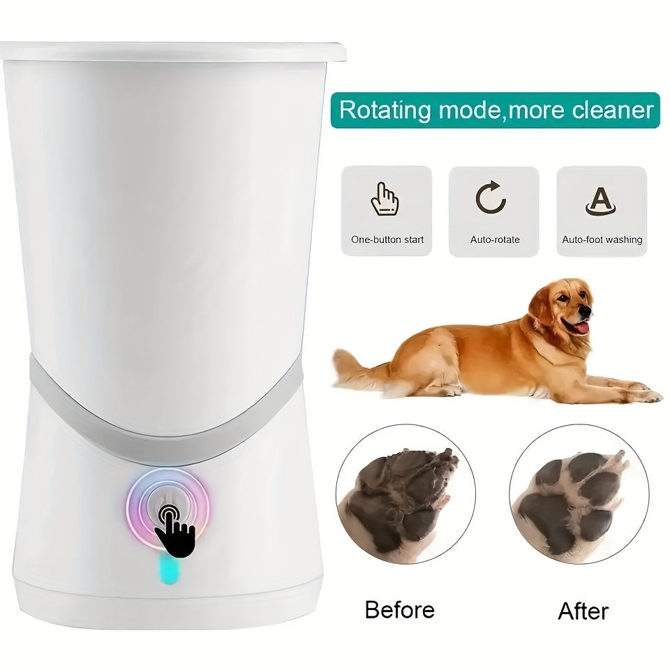 Pamper Your Pet's Paws: Electric Silicone Pet Foot Cleaner with Massage Function