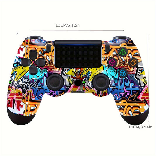 Manette PS4 sans fil, avec câble USB\u002FBatterie 1000mAh\u002FDual Vibration\u002FContrôle de mouvement 6 axes\u002FPrise audio 3,5 mm\u002FMulti Touch Pad\u002FBouton de partage, manette PS4 compatible avec PS4\u002FSlim\u002FPro\u002FPC