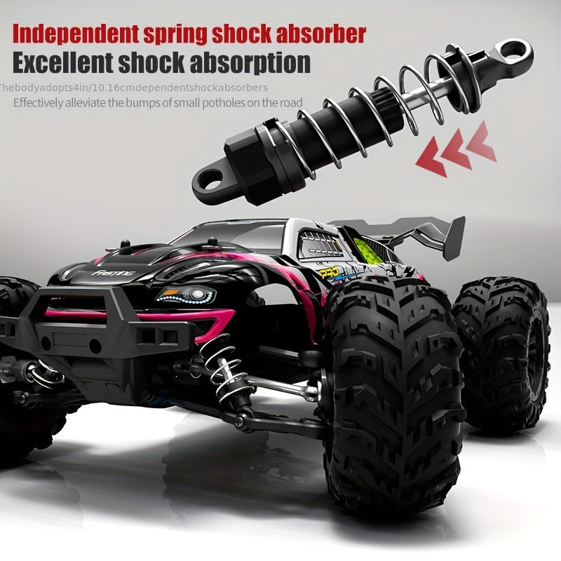 New Q117 2.4GHz 70km\u002Fh Professional RC Car: Brushless Motor, 1:16 Scale 4WD Alloy High-speed Off-road Climbing Vehicle, LED Lights.Perfect for beginners Men's Gifts and Teenager Stuff