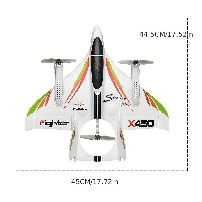 Six Way Vertical Takeoff And Landing 3D Stunt Aircraft Brushless Multi-function Remote Control Aircraft Foam Glider UAV