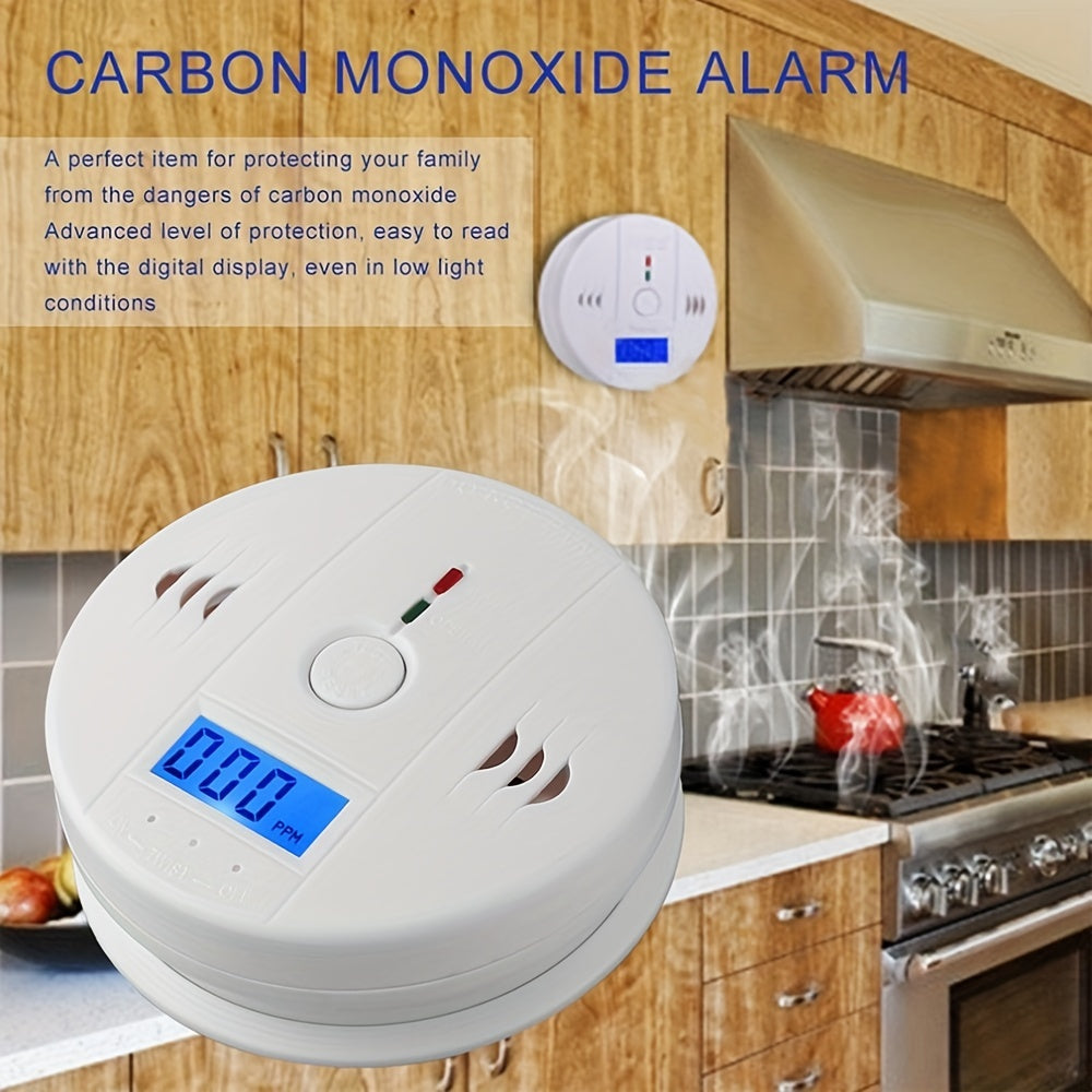 Protect Your Home & Family with this High-Tech Carbon Monoxide Detector - 85dB Siren & LCD Display